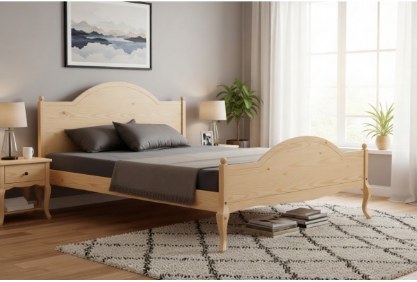 Кровать 2-спальная Ари-Прованс №20 120х190/200 • Все коллекции Тимберика