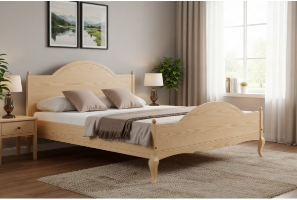 Кровать 2-спальная Ари-Прованс №21 120х190/200 • Все коллекции Тимберика