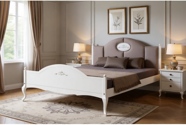 Кровать 2-спальная Ари-Прованс №22 120х190/200 • Все коллекции Тимберика