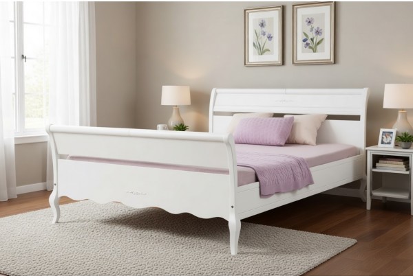 Кровать 2-спальная Ари-Прованс №24 120х190/200 • Все коллекции Тимберика