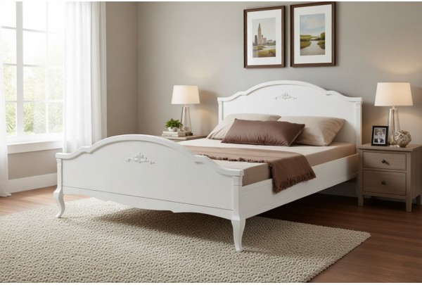 Кровать 2-спальная Ари-Прованс №2 120х190/200 • Все коллекции Тимберика