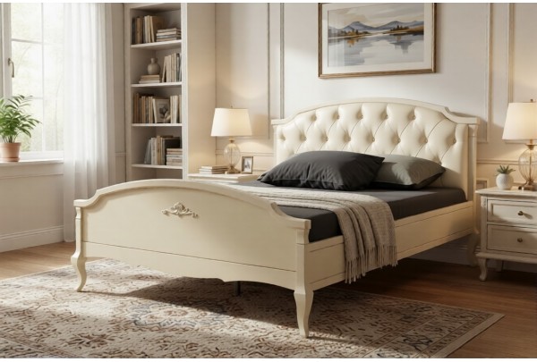 Кровать 2-спальная Ари-Прованс №4 120х190/200 • Все коллекции Тимберика