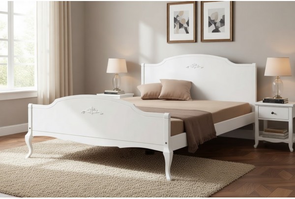 Кровать 2-спальная Ари-Прованс №8 120х190/200 • Все коллекции Тимберика