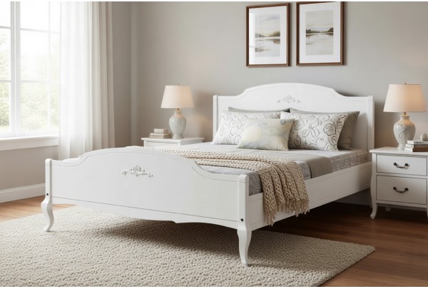 Кровать 2-спальная Ари-Прованс №9 120х190/200 • Все коллекции Тимберика