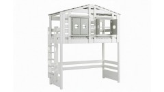 Кровать-домик верхнеярусная Тимберика Кидс №12 80х180 • Двухьярусные кровати
