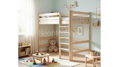 Кровать-чердак Классик верхнеярусная 90х190/200 Н=205 • Двухьярусные кровати