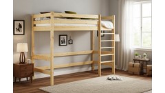 Кровать-чердак Классик верхнеярусная 70х190/200 • Двухьярусные кровати