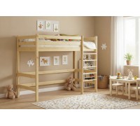 Кровать-чердак Классик верхнеярусная 70х150/160