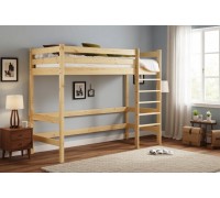Кровать-чердак Классик верхнеярусная 90х190/200 Н=205