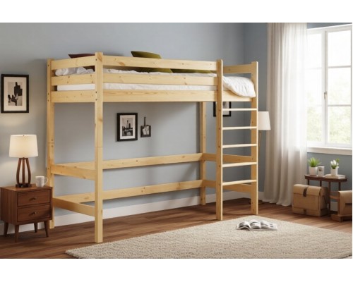 Кровать-чердак Классик верхнеярусная 80х190/200