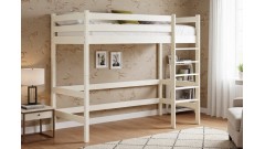 Кровать-чердак Классик верхнеярусная 80х190/200 • Двухьярусные кровати