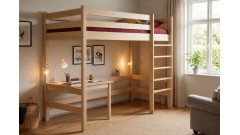 Кровать-чердак Классик №2 верхнеярусная 80х190/200 • Двухьярусные кровати