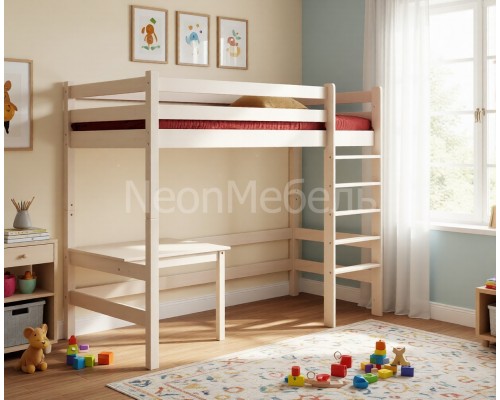 Кровать-чердак Классик №2 верхнеярусная  90х190/200