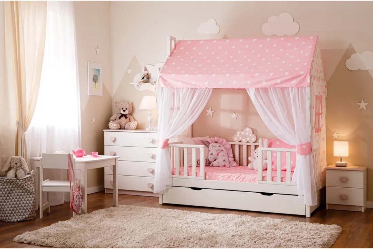 Детская кровать домик для девочки