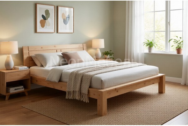 Кровать 1-спальная Брамминг №2 90х190/200 • Все коллекции Тимберика