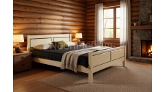 Кровать 2-спальная Брамминг 120х190/200 • Все коллекции Тимберика