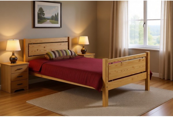 Кровать 1-спальная Брамминг 70х190/200 • Все коллекции Тимберика