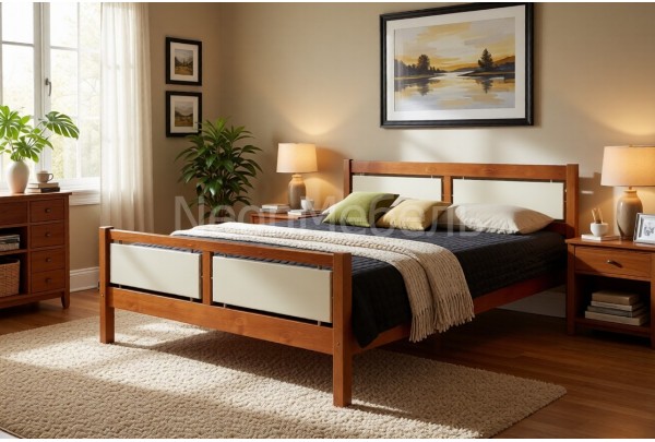 Кровать 2-спальная Брамминг 120х190/200 • Все коллекции Тимберика