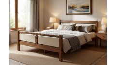 Кровать 2-спальная Брамминг 120х190/200 • Все коллекции Тимберика