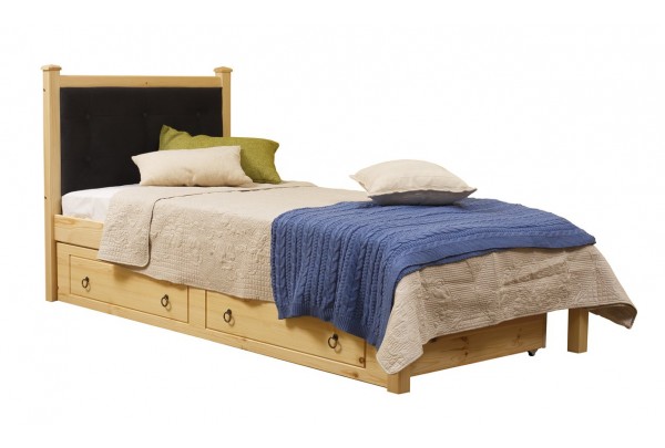 Кровать 1 спальная из массива