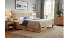 Кровать 2-спальная Дания №1/1 с ящиками 160х190/200 • Все коллекции Тимберика