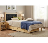 Кровать 1-спальная Дания №1/1 с ящиками 80х190/200