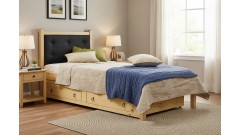 Кровать 1-спальная Дания №1/1 с ящиками 80х190/200 • Все коллекции Тимберика