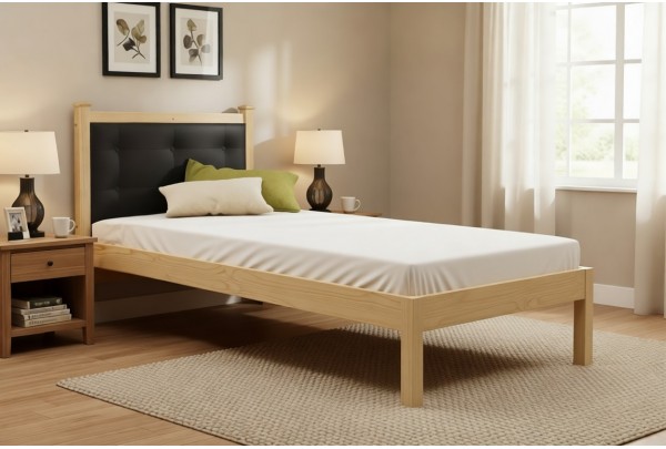 Кровать 1-спальная Дания №1/1(без ящиков) 80х190/200 • Все коллекции Тимберика