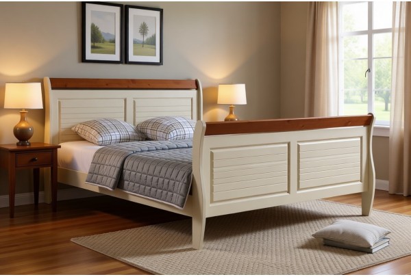 Кровать 2-спальная Дания 140х190/200 • Все коллекции Тимберика