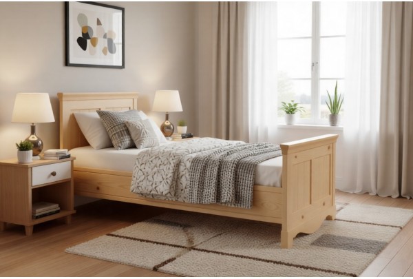 Кровать 1-спальная Дания №2 80х190/200 • Все коллекции Тимберика