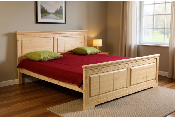 Кровать 2-спальная Дания №1 120х190/200 • Все коллекции Тимберика