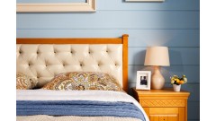 Кровать 2-спальная Дания №1 мягкая • Все коллекции Тимберика