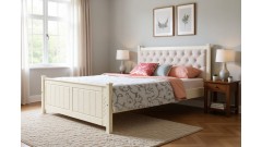 Кровать 2-спальная Дания №1 мягкая 160х190/200 • Все коллекции Тимберика