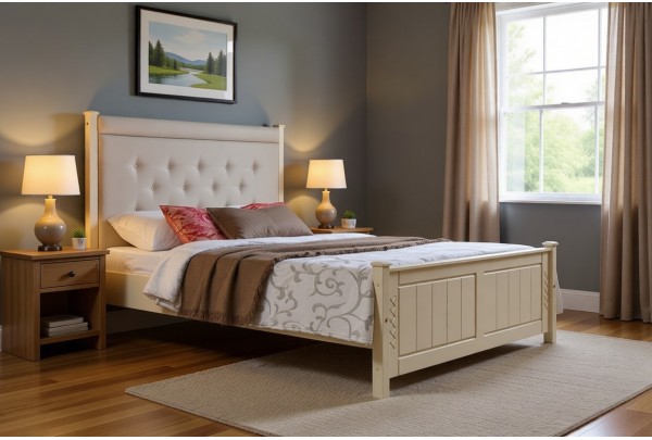 Кровать 2-спальная Дания №4 160х190/200 • Все коллекции Тимберика