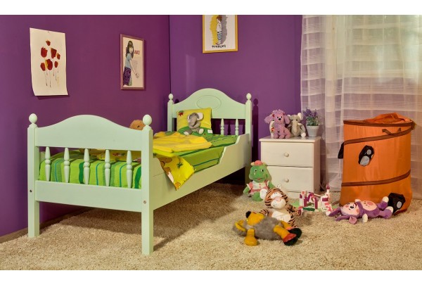 Кровать детская Фрея №2 с фигурными бортиками • Детские кровати