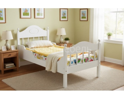 Кровать детская Фрея №2 с фигурными бортиками 80х190/200
