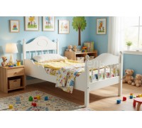 Кровать детская Фрея №2 с фигурными бортиками 60х120/140