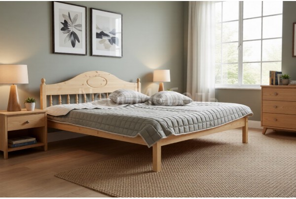 Кровать 2-спальная Фрея №1 120х190/200 • Все коллекции Тимберика