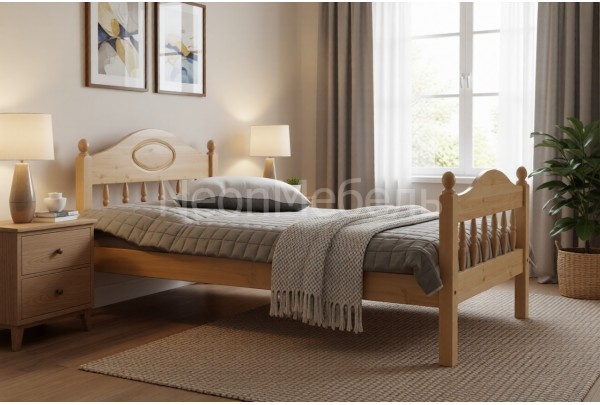 Кровать 1-спальная Фрея №2 70х190/200 • Все коллекции Тимберика