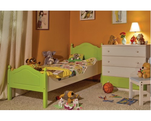 Кровать детская Кая № 2 с фигурными бортиками