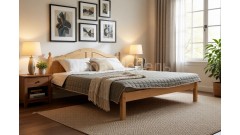 Кровать 2-спальная Кая №1 120х190/200 • Все коллекции Тимберика