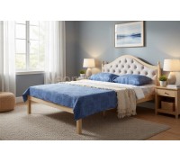 Кровать 2-спальная Кая №1 140х190/200 мягкая