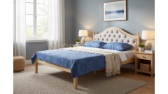 Кровать 2-спальная Кая №1 140х190/200 мягкая • Все коллекции Тимберика