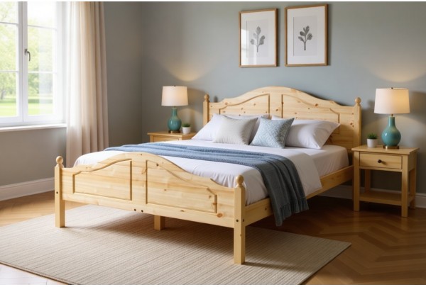 Кровать 2-спальная Кая №2 120х190/200 • Все коллекции Тимберика