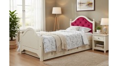 Кровать 1-спальная Кая №2 с ящиками 80х190/200 • Все коллекции Тимберика