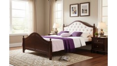 Кровать 2-спальная Кая №2 мягкая 160х190/200 • Все коллекции Тимберика