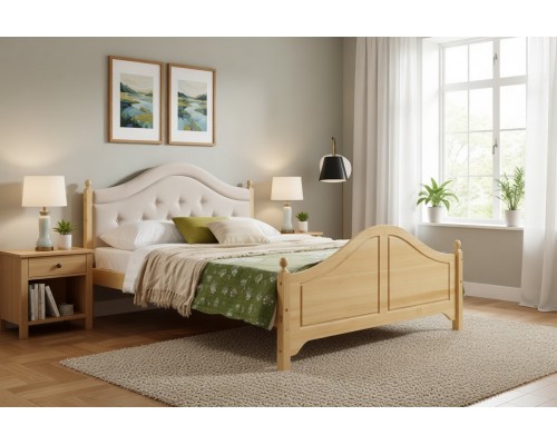 Кровать 2-спальная Кая №2 мягкая 140х190/200