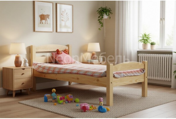 Кровать детская Классик (спинки дуга) 70х150/160 • Детские кровати