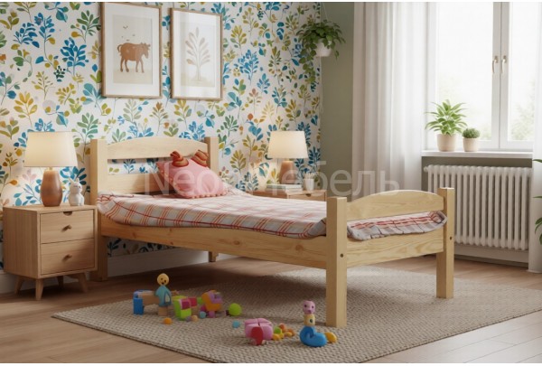 Кровать детская Классик (спинки дуга) 70х190/200 • Детские кровати