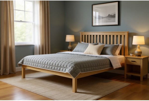 Кровать 2-спальная Дания №R1 160х190/200 • Все коллекции Тимберика